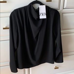 Zara NWT Pleated top